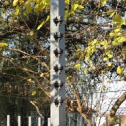 Aisladores pin lock de amurar